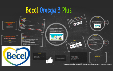 becel omega 3 plus margarine