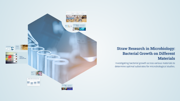 Straw Research in Microbiology: Bacterial Growth on Different Materials ...