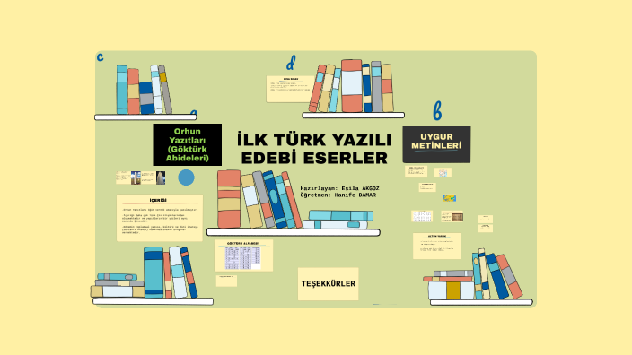 İlk Türk Yazılı Edebi Eserler by Ertürk Karatatar on Prezi