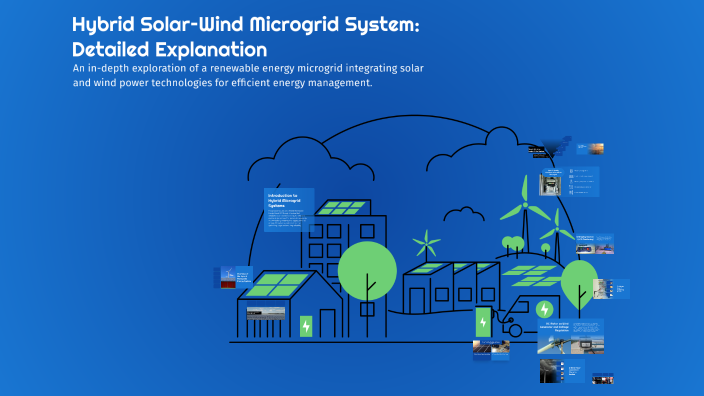 Wind Microgrids Hybrid Solar–Wind Microgrid System: Detailed Explanation by DHARSHINI D ...