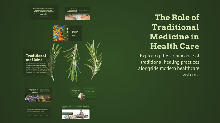 The Role of Traditional Medicine in Health Care by Mubina Gofurova on Prezi