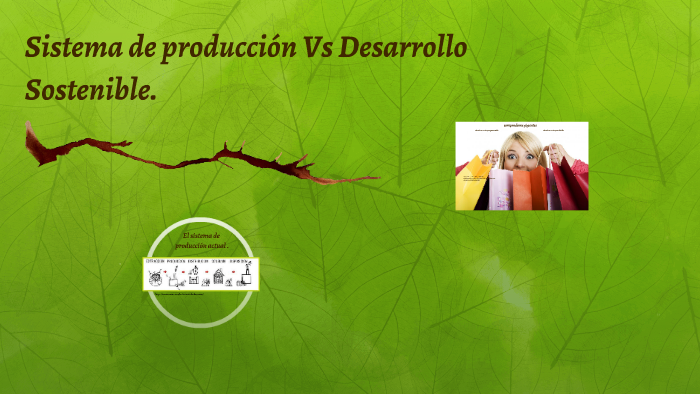 Sistema de produccion Vs Desarrollo Sostenible. by daniel castillo