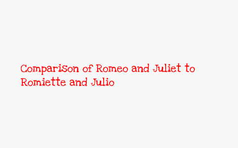 romiette and julio character description