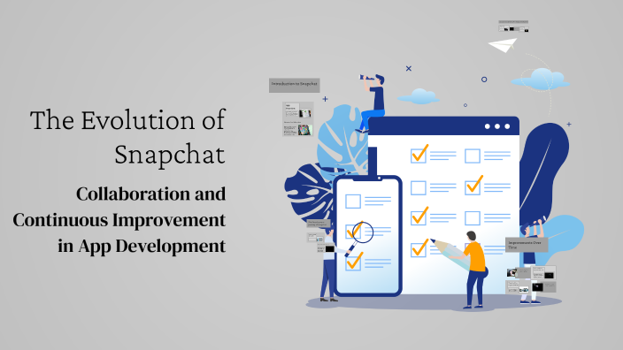 Snapchat App Evolution The Evolution of Snapchat by Tazirit on Prezi