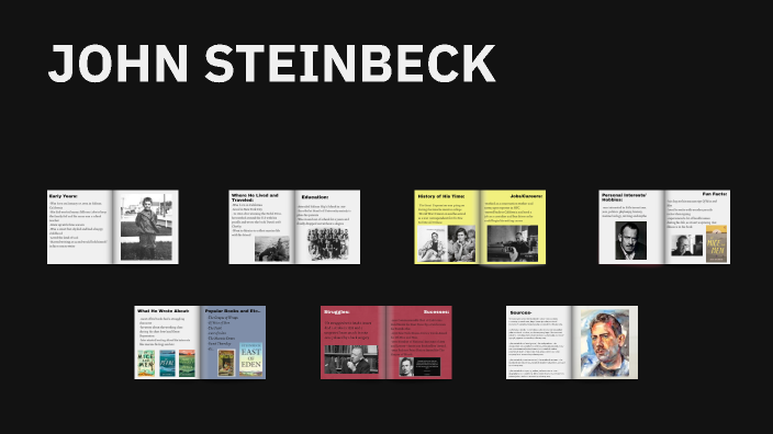 John Steinbeck by Shayli Johnson on Prezi