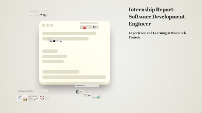 Internship Report: Software Development Engineer by Pakhi Mehta on Prezi