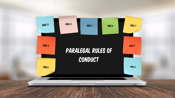 rules of conduct paralegal