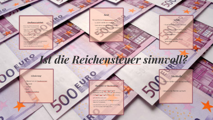 Ist Die Reichensteuer Sinnvoll By Martje Beckmann On Prezi