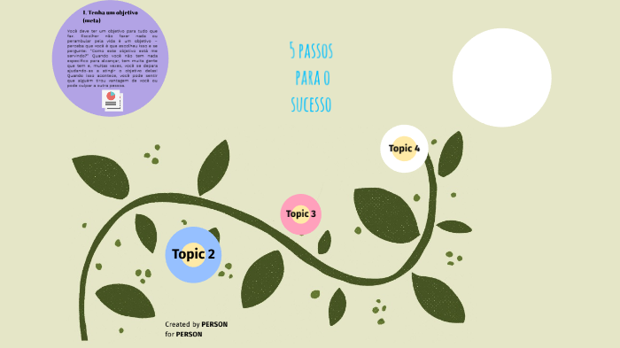 5 passos para o sucesso by taynã freitas on Prezi