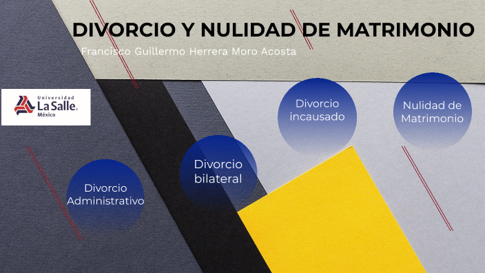 Divorcio Y Nulidad De Matrimonio By Guillermo Herrera