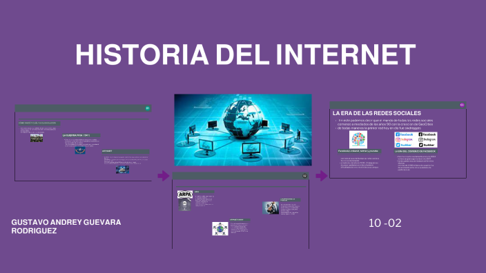 HISTORIA DEL INTERNET by Gustavo Andrey Guevara Rodríguez on Prezi