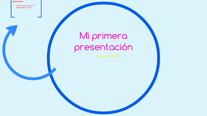 Mi primera presentación by Claudia Bazo on Prezi