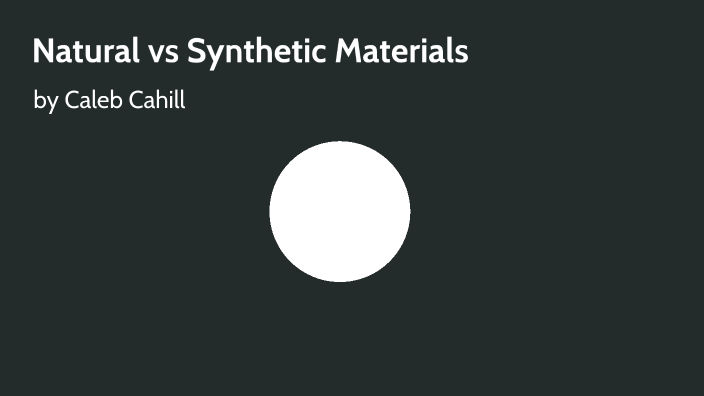 Natural vs Synthetic Materials by CALEB CAHILL on Prezi