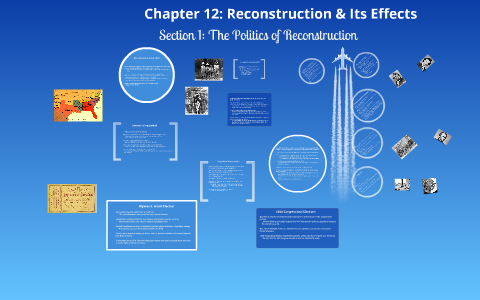 Chapter 12: Reconstruction & Its Effects - Section 1 By Joseph Sahd