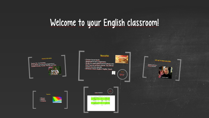Welcome your English classroom! by Yelcka Van Oversteeg on Prezi