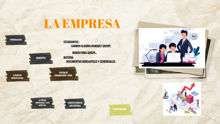 LA EMPRESA by Claudia Marquez on Prezi