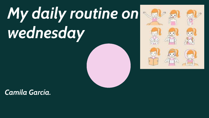 daily routine on wednesdays by Camila Garcia on Prezi