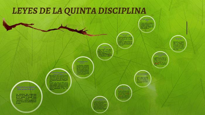 LEYES DE LA QUINTA DISCIPLINA by abdias santos obregon on Prezi