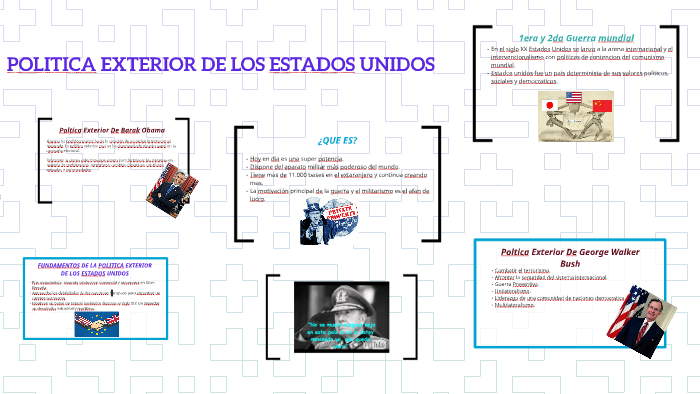 POLITICA EXTERIOR DE LOS ESTADOS UNIDOS by felipe quintana on Prezi