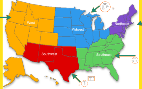 The Regions of the United States by Kristin Alexander on Prezi