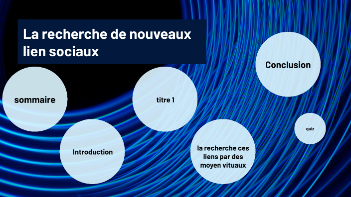 La recherche de nouveaux lien sociaux by lucas de lima on Prezi
