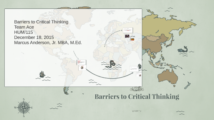 some barriers to critical thinking include egocentrism conformity absolutism and