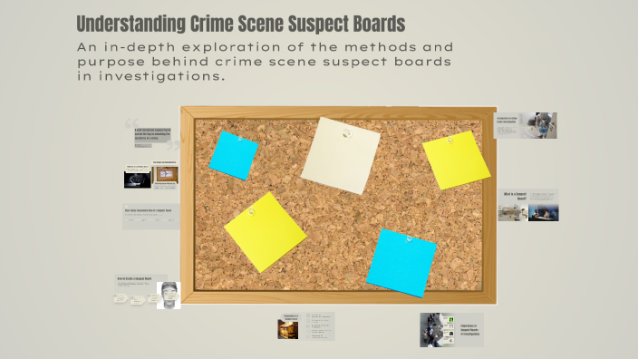 Understanding Crime Scene Suspect Boards by Ally Smialowski on Prezi