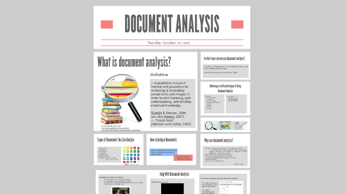 document analysis research method ppt