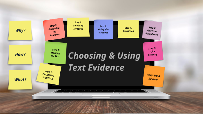 Selecting & Inserting Evidence by Stephanie Luke on Prezi