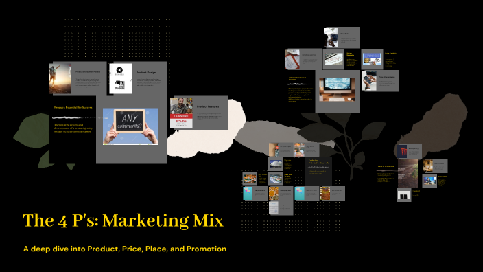 The 4 P's: Marketing Mix by antonio alexander on Prezi