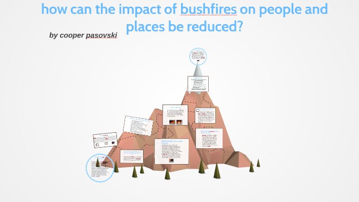 how can the impact of bushfires on people and places be reduced by ...