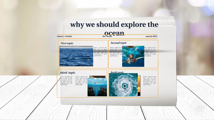 space or the ocean which on do we explore by Chance Riordan on Prezi