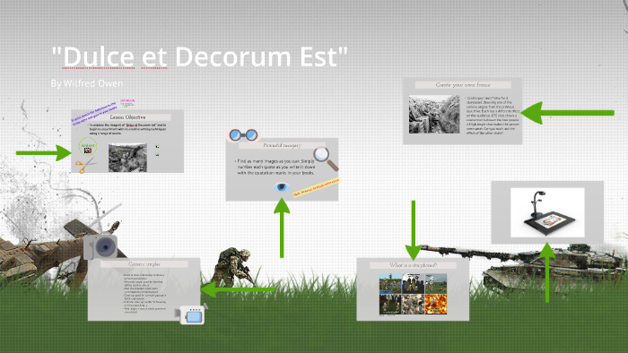 Dulce et Decorum Est KS3 Creative Lesson 1 by luke routley on Prezi