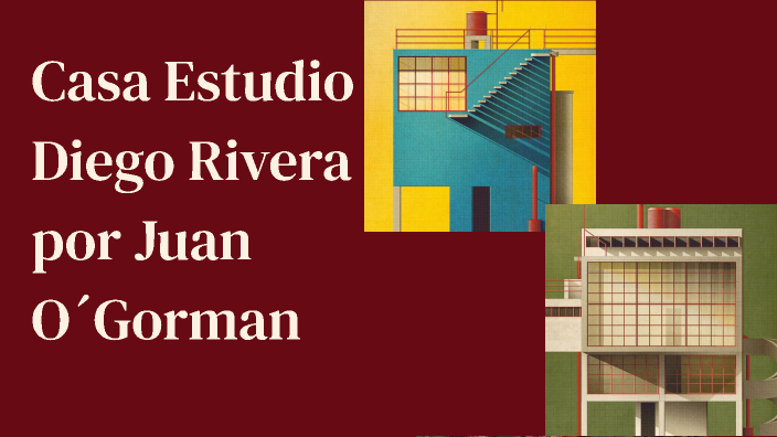 Casa estudio de Diego Rivera por Juan O´Gorman by Sánchez Cervantes ...