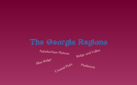The 5 Regions of Georgia by Elise L. on Prezi