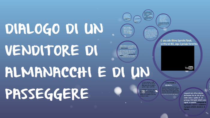DIALOGO DI UN VENDITORE DI ALMANACCHI E DI UN PASSANTE by Federico