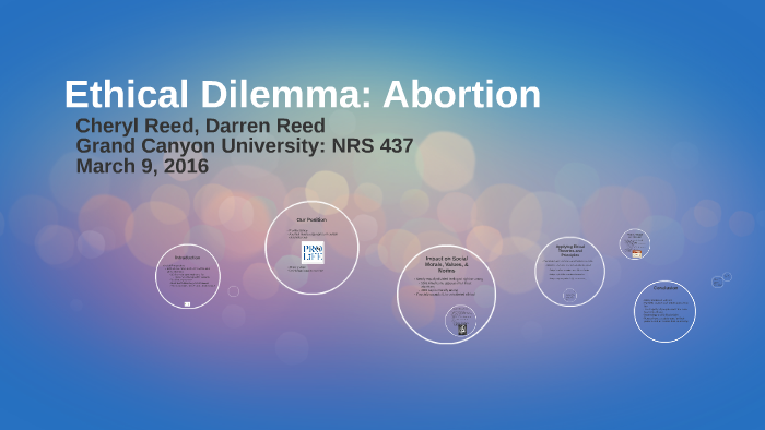 The Ethical Dilemma Of Abortion