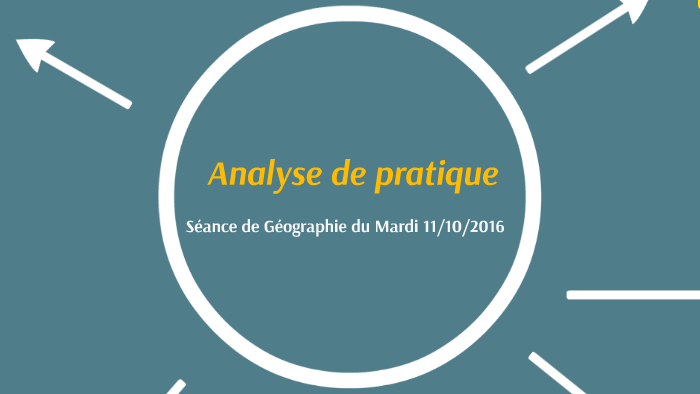 Analyse de pratique by julie sanzay on Prezi