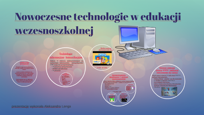 Nowoczesne Technologie W Edukacji Wczesnoszkolnej By Aleksandra Langa ...