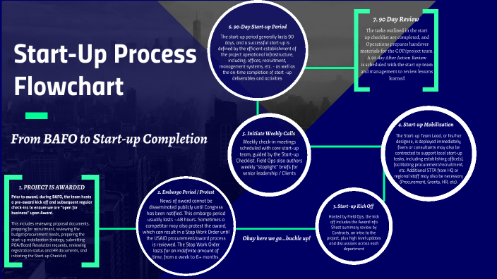 Start Up Process flowchart by Megan McCune on Prezi