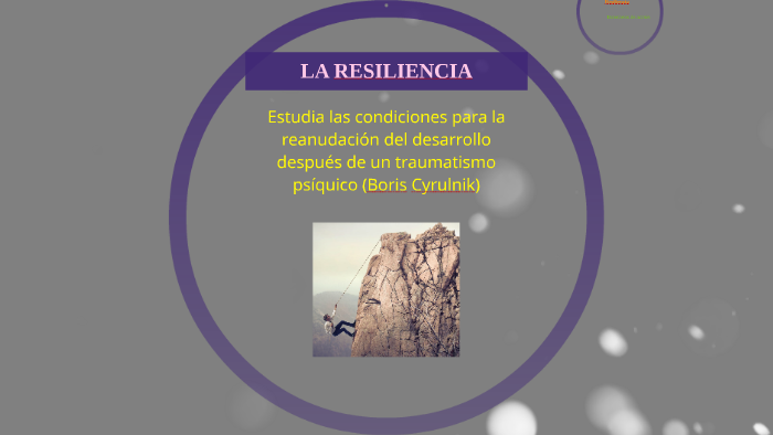 LA RESILIENCIA by Adriana Guzmán Rodríguez on Prezi
