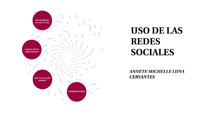 uso de las redes sociales by michelle cervantes on Prezi