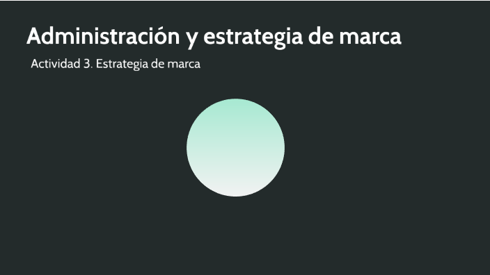 ACTIVIDAD 3. Estrategia de marca by Elsa Arguelles Sanchez on Prezi