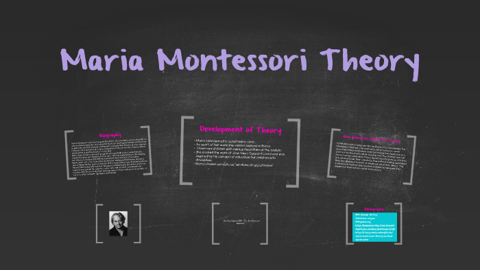 Maria Montessori Theory By Tanveer Johal