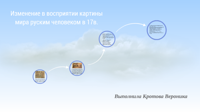 Изменения в восприятии картины мира русским человеком в xvii веке