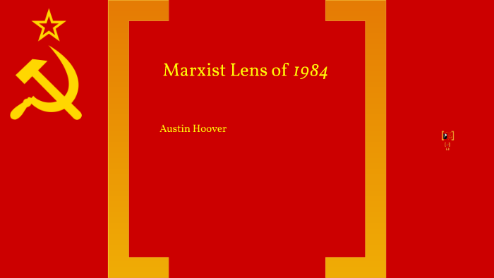 1984 marxist lens essay