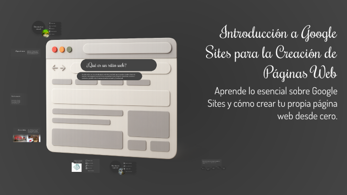 Introducción a Google Sites para la Creación de Páginas Web by José ...