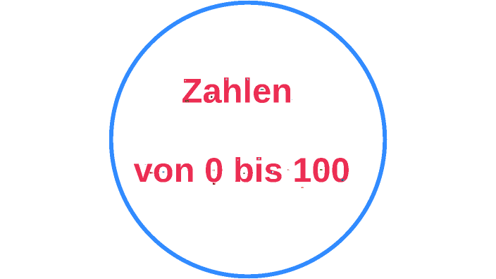 Zahlen von 0 bis 100 by Selkan Gedikli on Prezi