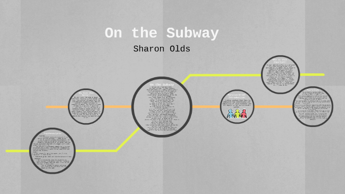 on the subway by sharon olds analysis