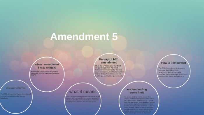 Importance Of The Fifth Amendment